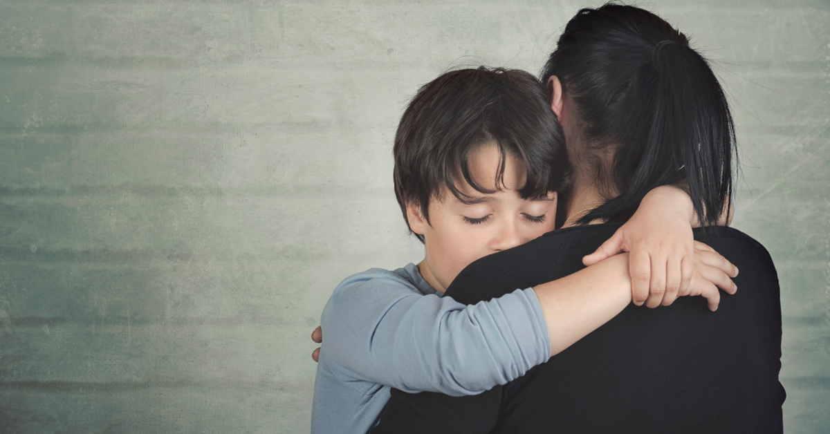 Child Hugging Parent